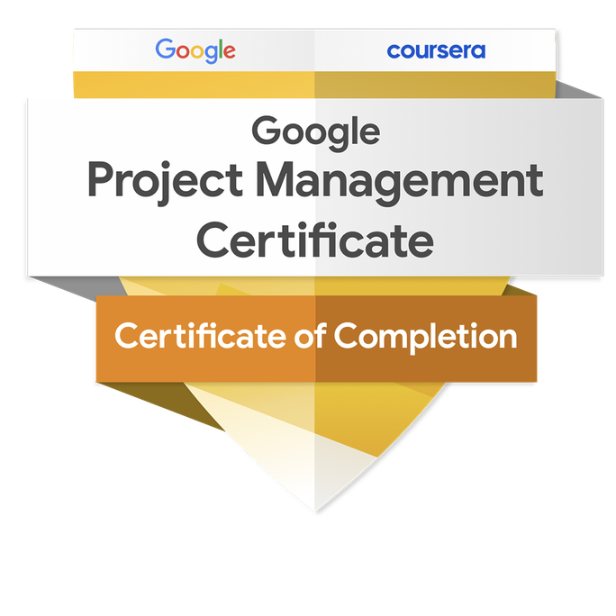 Google Project Management Badge